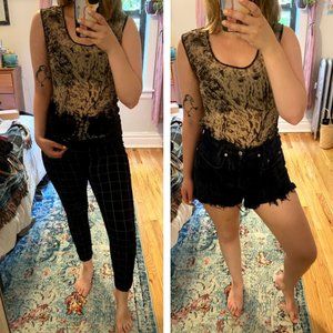 Kenneth Cole New York Sheer Sleeveless Blouse